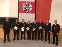 Goldenes Ehrenzeichen f&uuml;r 40 Jahre Feuerwehrdienst